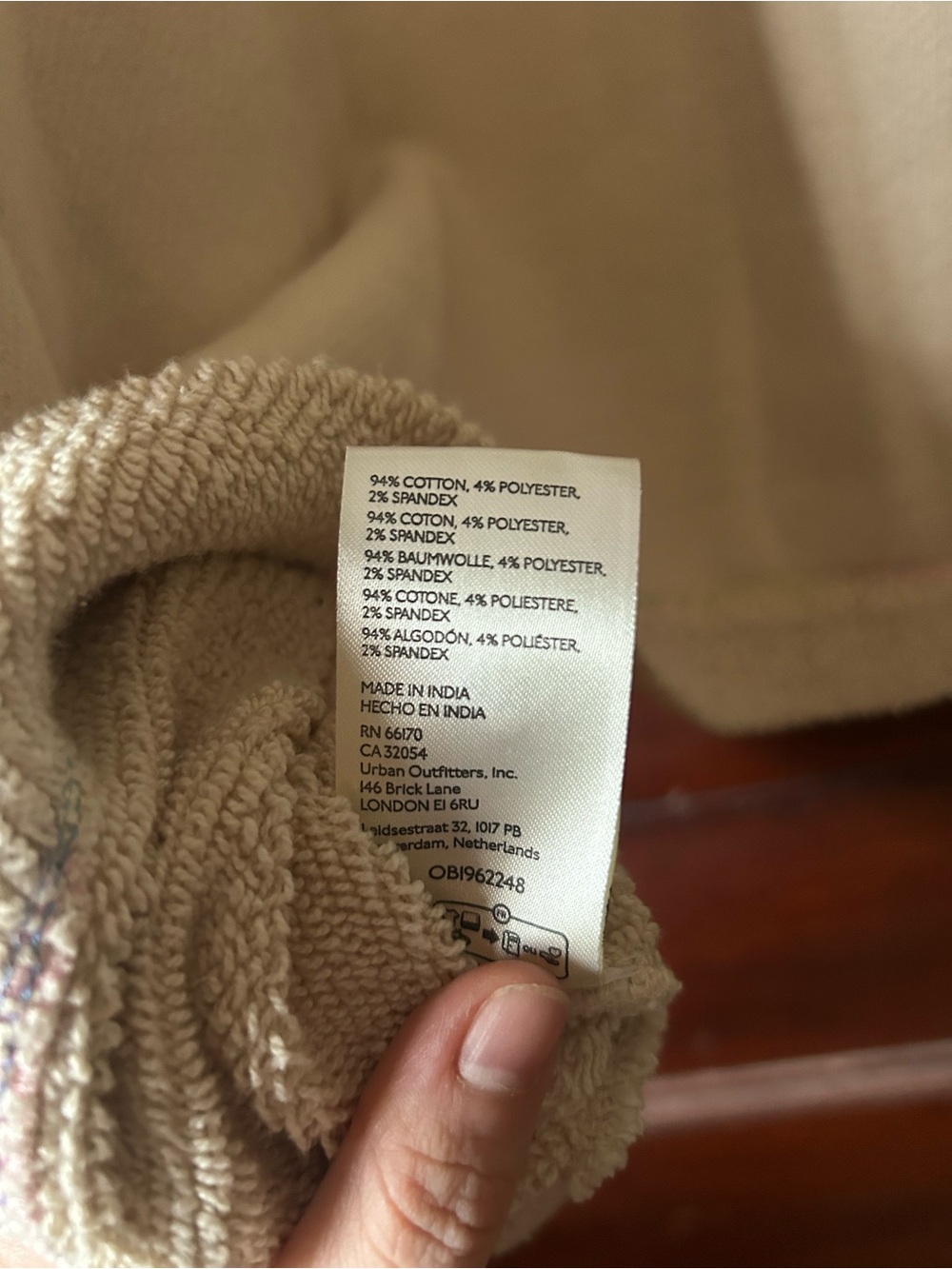 Free People Matilda Sweatshirt Cardigan Relaxed Fit Boho Size Large NWT - Picture 10 of 10